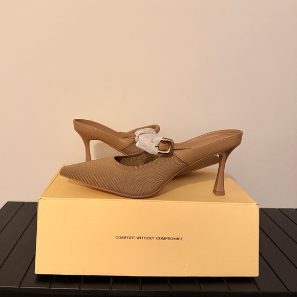 GraceLithe Pointed Toe Heeled Mules - Picture 8 of 12